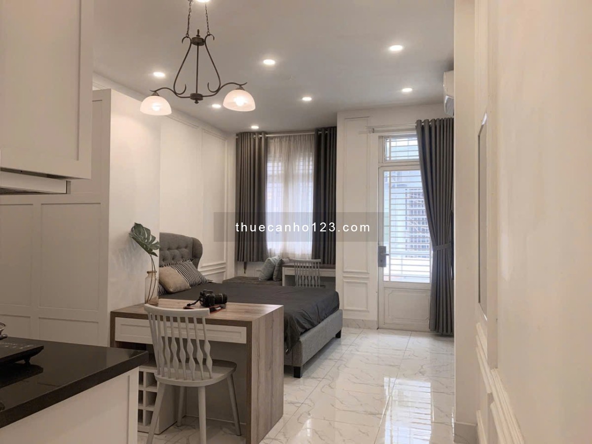Cho thuê căn hộ Studio Ban công Q4 gần cầu Kênh Tẻ, cầu Ông Lãnh, cầu Calmette, công viên Khánh Hội - Ảnh 1