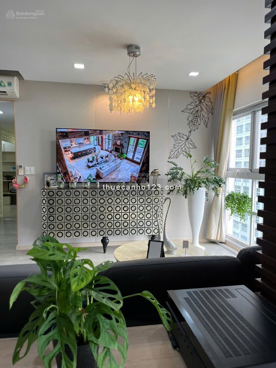 Cho thuê CH Happy Valley, PMH, Quận 7, full nội thất cao cấp. 135m, 3PN, chỉ 35tr/tháng - Ảnh 1