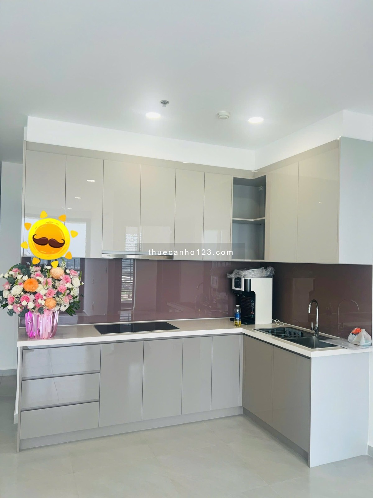 Cho thuê căn 2PN,2WC tầng 12 view ngoại khu thoáng mát Block D siêu đẹp - Ảnh 4