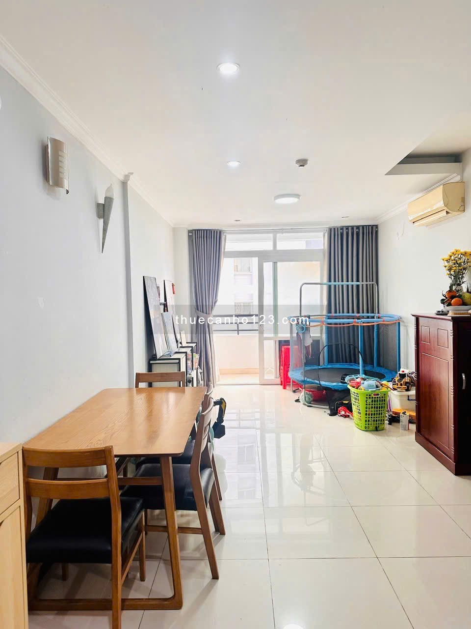 Chung cư Mỹ Đức, P22, BT: 80m2, 2PN, 2wc, Đủ Nội Thất, 12tr5/th. - Ảnh 1
