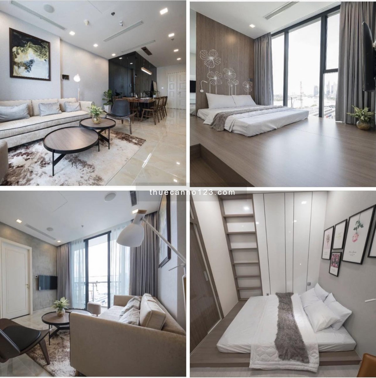 Cho thuê căn 2PN full đồ view đẹp, nhà mới vào ở ngay Vinhomes Golden River - Ảnh 1