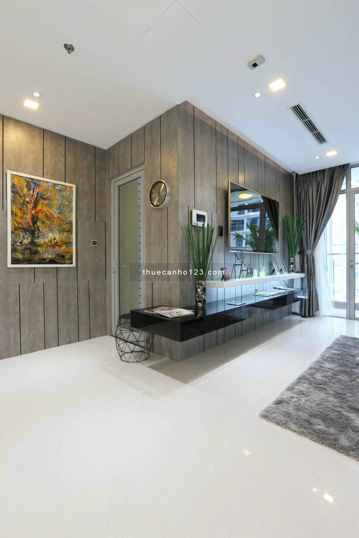 Cho thuê căn hộ Vinhomes Central Park – Park 6A - 4PN3WC - Full nội thất cao cấp - Ảnh 6