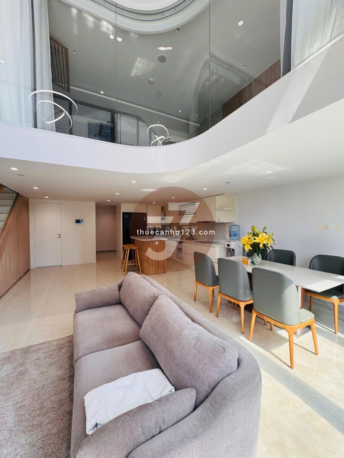 Cho thuê Lofthouse The Opera 2PN, trần cao 5.65m Full nội thất như hình, chỉ 3,000$ - Ảnh 7
