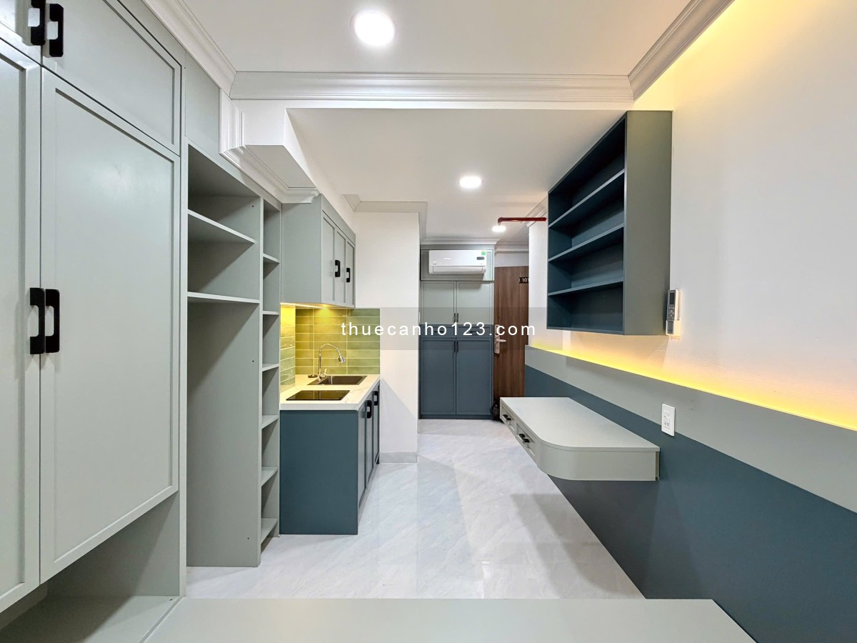 Cho Thuê Căn Hộ Studio Ban Công Mới Gần Toà Nhà Viettel Full Nội Thất Máy Giặt Riêng Quận 3 - Ảnh 4
