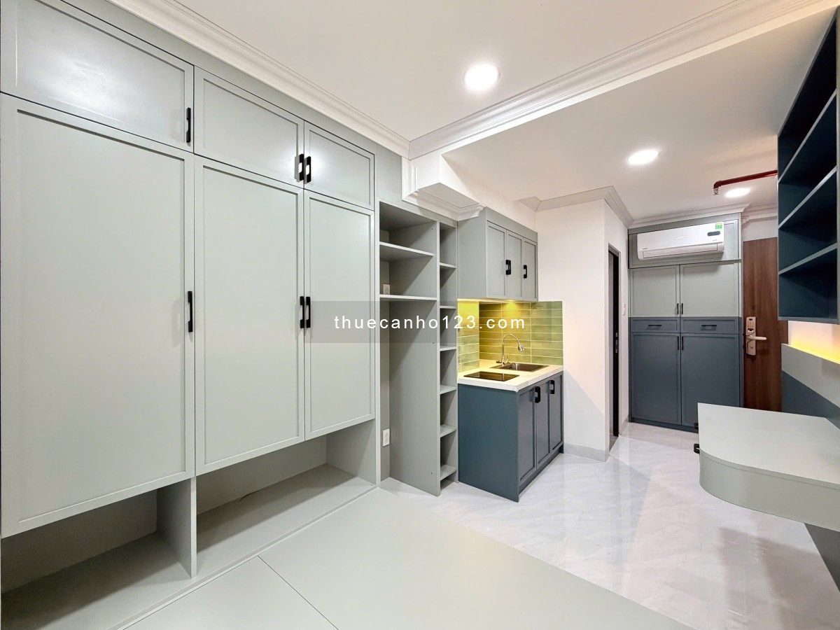 Cho Thuê Căn Hộ Studio Ban Công Mới Gần Toà Nhà Viettel Full Nội Thất Máy Giặt Riêng Quận 3 - Ảnh 3