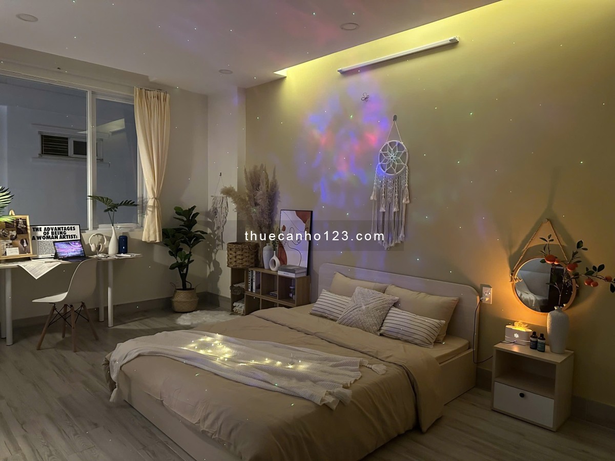 Cho thuê căn hộ ban công studio full nội thất q7 gần lotte mart,ufm,tdtu - Ảnh 1