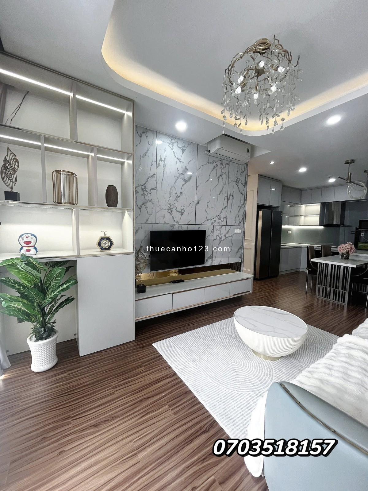 Cho thuê 2PN 2WC, full nội thất siêu đẹp, hiện đại tại SUNRISE RIVERSIDE - Ảnh 1