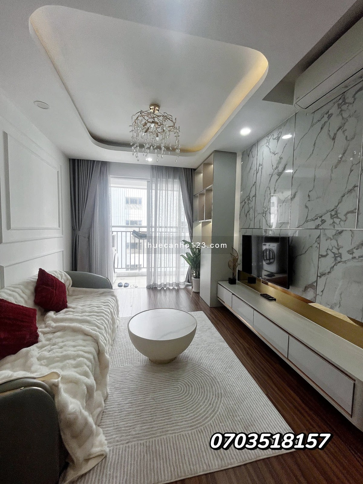 Cho thuê 2PN 2WC, full nội thất siêu đẹp, hiện đại tại SUNRISE RIVERSIDE - Ảnh 3