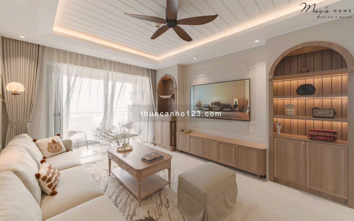 Cho thuê căn hộ cao cấp Midtown, PMH, Q7, 130m2, 3PN, căn góc, view sông, NT cao cấp, chỉ 35tr/th - Ảnh 2