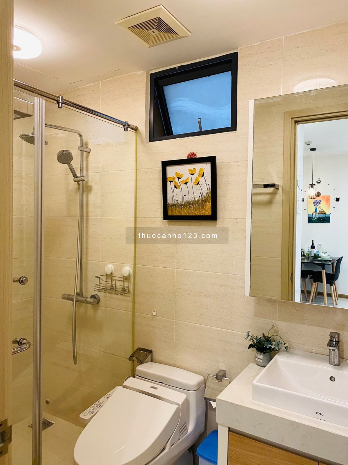 Cho thuê New City Q2 – 1PN 52m² – Full nội thất, view công viên - Ảnh 7