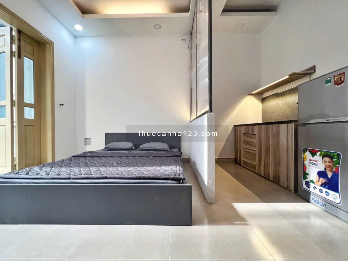 CHO THUÊ CĂN HỘ BAN CÔNG FULL NỘI THẤT 45m2 - Ảnh 6