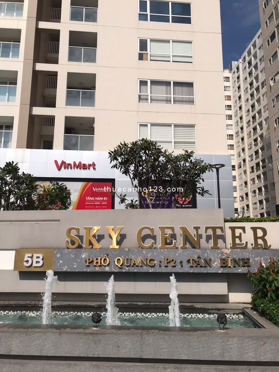 GIỎ HÀNG CHO THUÊ C/C SKY CENTER 5B PHỔ QUANG OF + 2PN + 3PN LH 0931918399 XEM NHÀ 24/7 - Ảnh 1