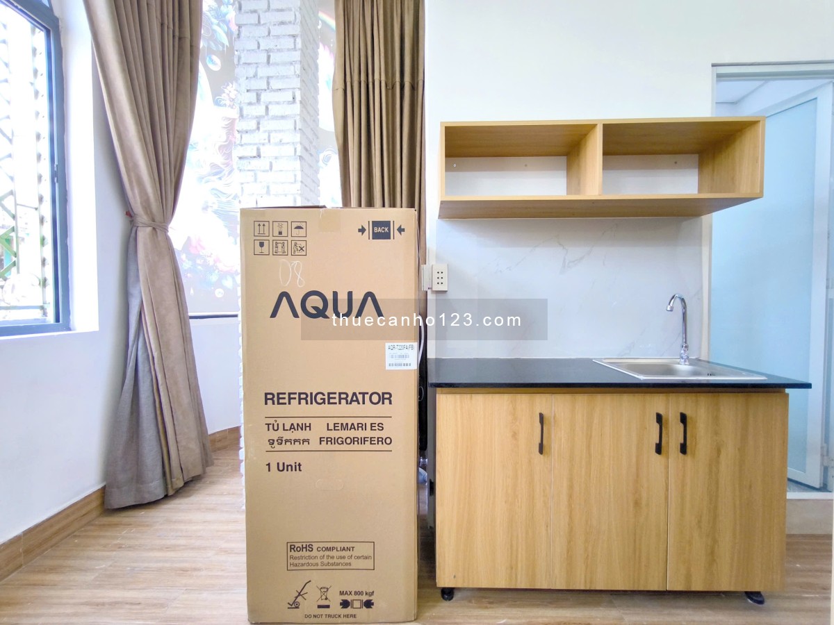 Cho thuê căn hộ Studio Cửa sổ, Máy giặt riêng Q8 gần cầu Nguyễn Văn Cừ, cầu chữ Y, Parc Mall - Ảnh 5