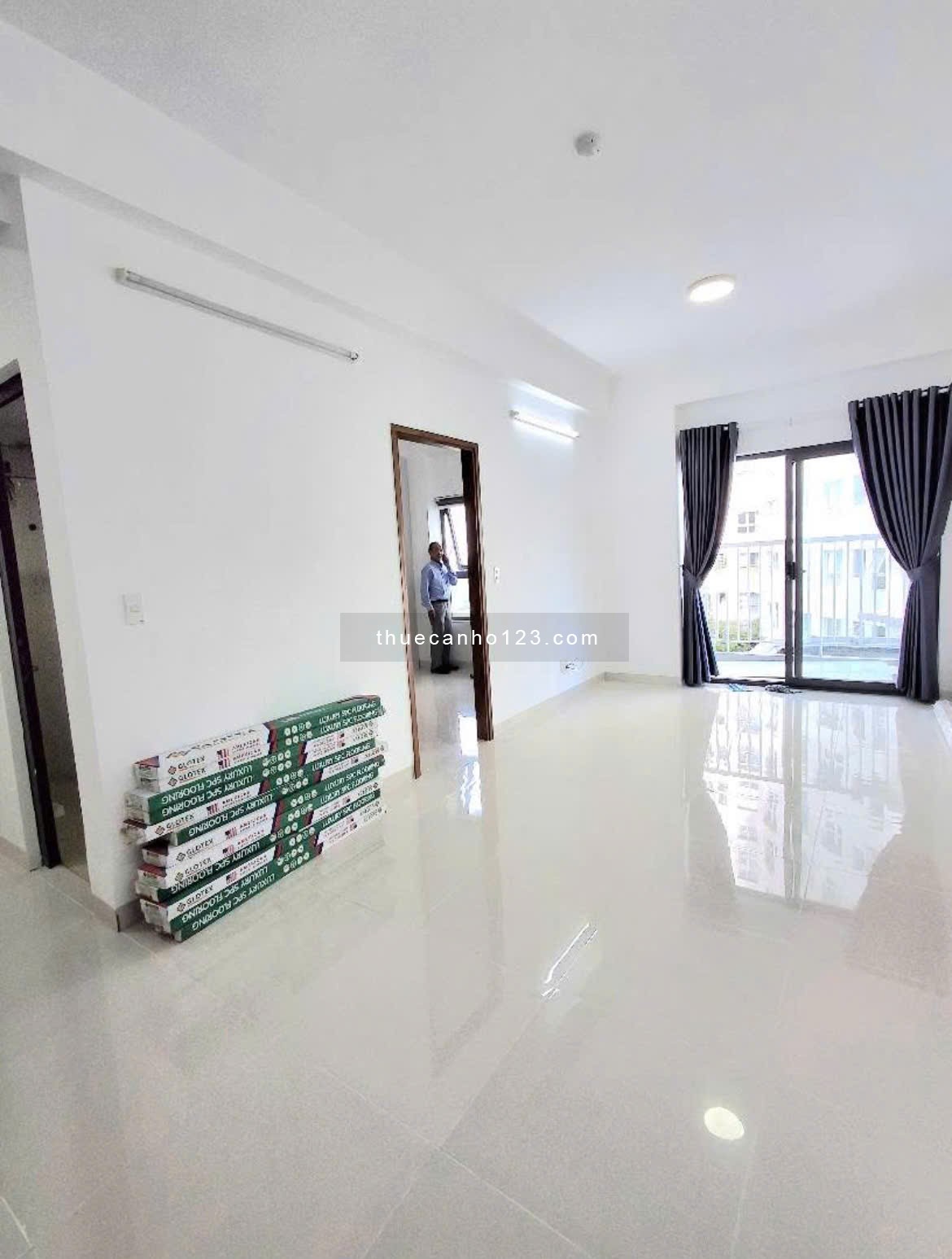 Chung cư Carillon5, Luỹ Bán Bích, TP: 2p ngủ, ban công, Nhà mới, 10tr/th. - Ảnh 1