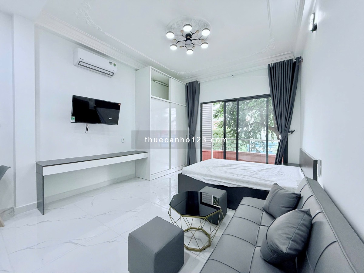Cho thuê căn hộ Studio Ban công đẹp Q4 gần cầu Ông Lãnh, cầu Kênh Tẻ, cầu Calmette - Ảnh 2