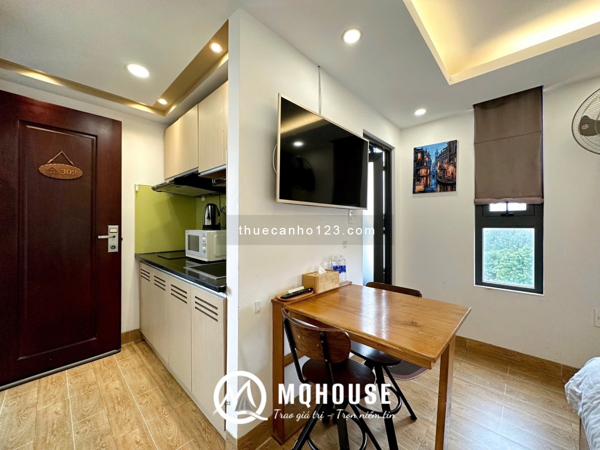 Cho thuê căn hộ studio ban công máy giặt riêng gần Sư Vạn Hạnh, chung cư Hà Đô quận 10 - Ảnh 2