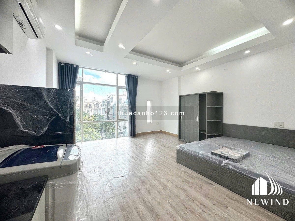 Cho thuê studio cửa sổ Quận 7 Tân Phong full nội thất gần Lotte Mart TDTU RMIT UFM an ninh PCCC - Ảnh 1