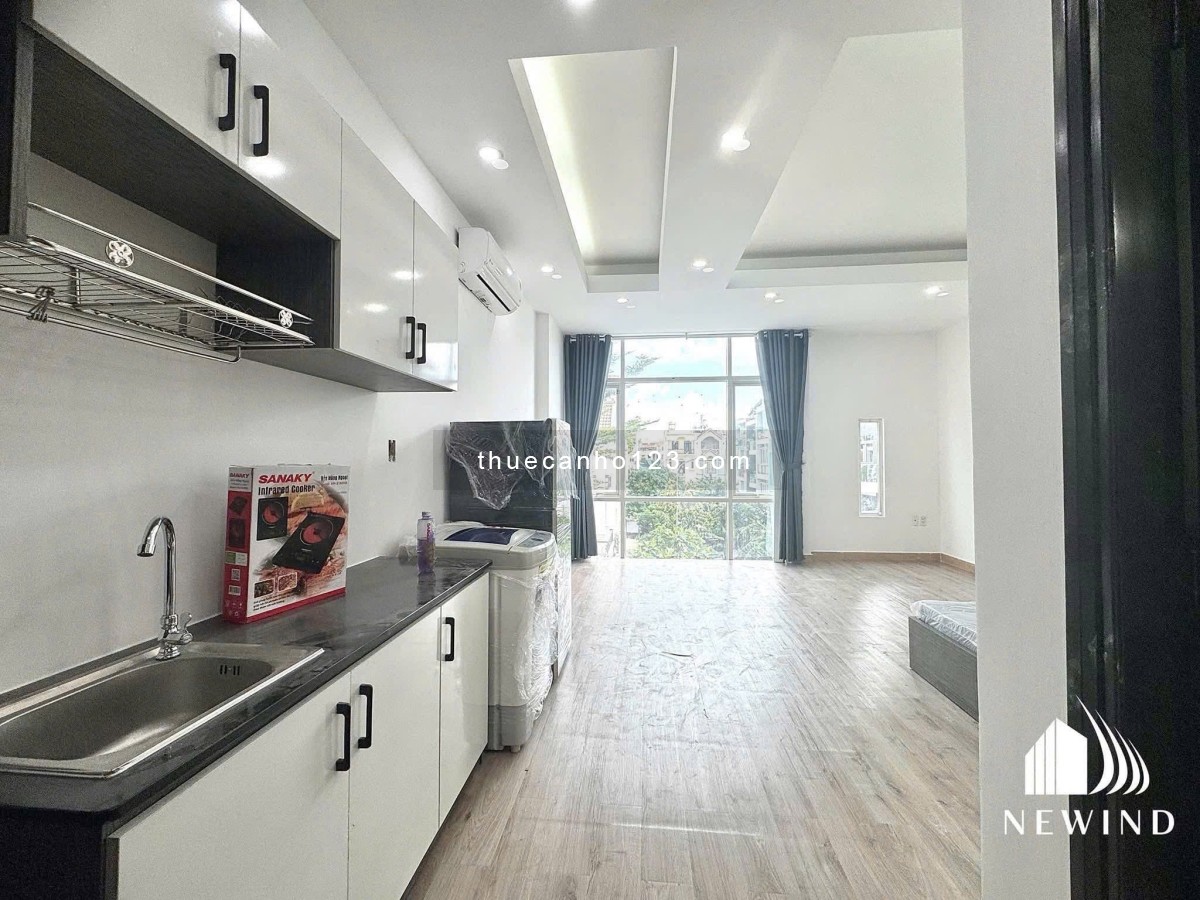 Cho thuê studio cửa sổ Quận 7 Tân Phong full nội thất gần Lotte Mart TDTU RMIT UFM an ninh PCCC - Ảnh 5