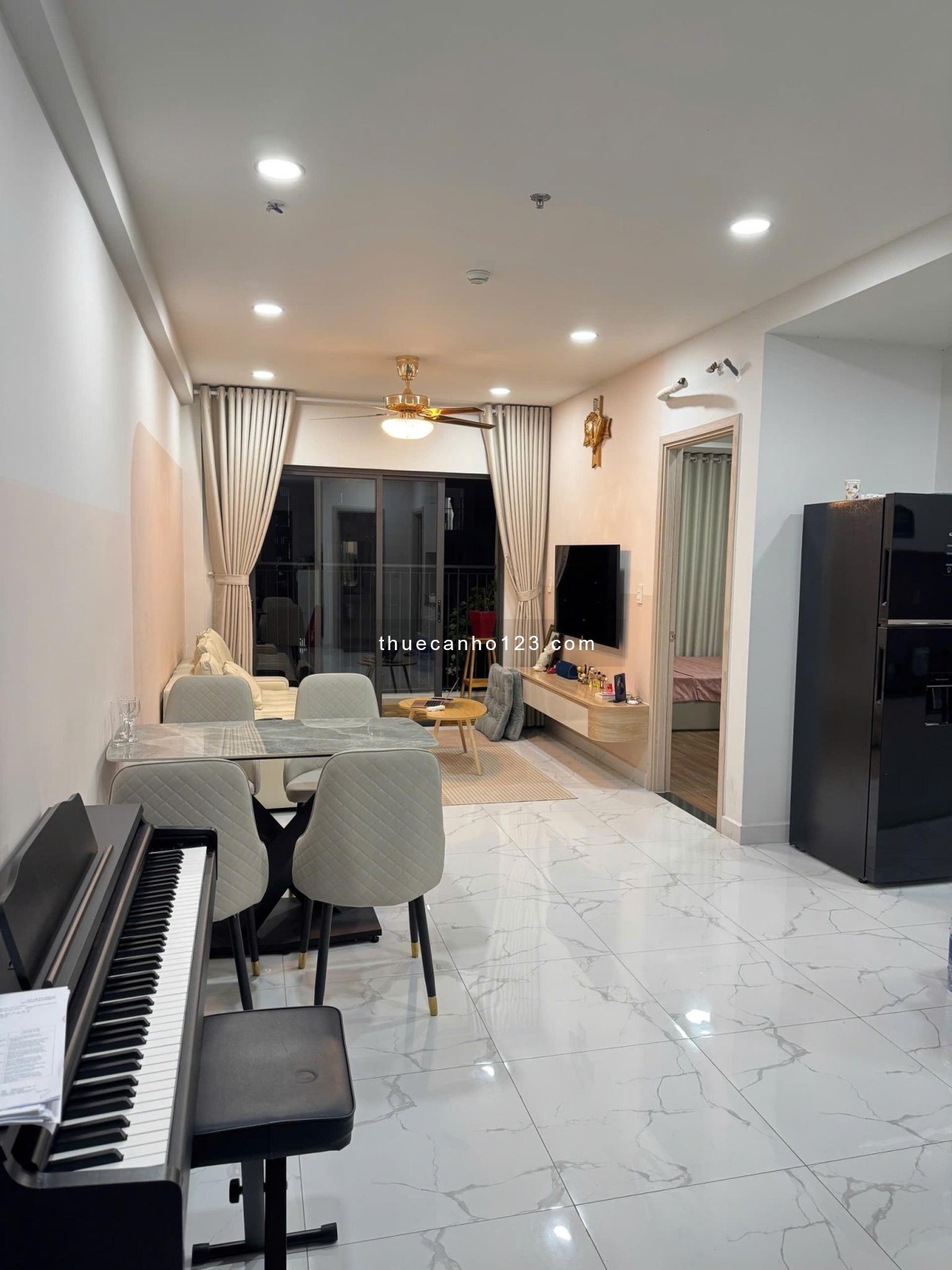 Chung Cư Res Green Tower - Thoại Ngọc Hầu căn 2p, nội thất 12tr/th - Ảnh 1