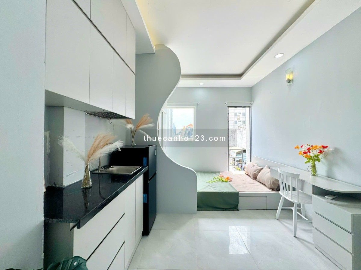 Cho thuê căn hộ studio ban công thang máy full nt Nguyễn Văn Cừ gần Võ Văn Kiệt Trần Hưng Đạo quận 1 - Ảnh 14