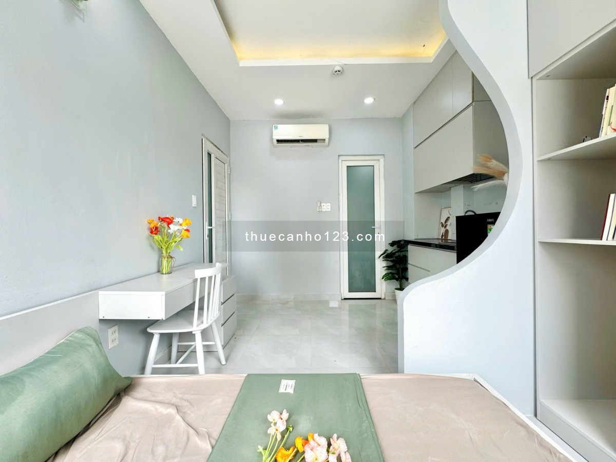Cho thuê căn hộ studio ban công thang máy full nt Nguyễn Văn Cừ gần Võ Văn Kiệt Trần Hưng Đạo quận 1 - Ảnh 13