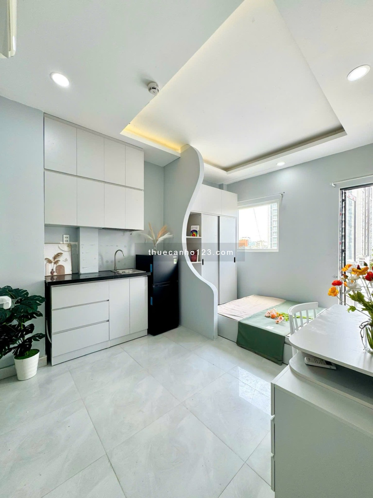 Cho thuê căn hộ studio ban công thang máy full nt Nguyễn Văn Cừ gần Võ Văn Kiệt Trần Hưng Đạo quận 1 - Ảnh 10