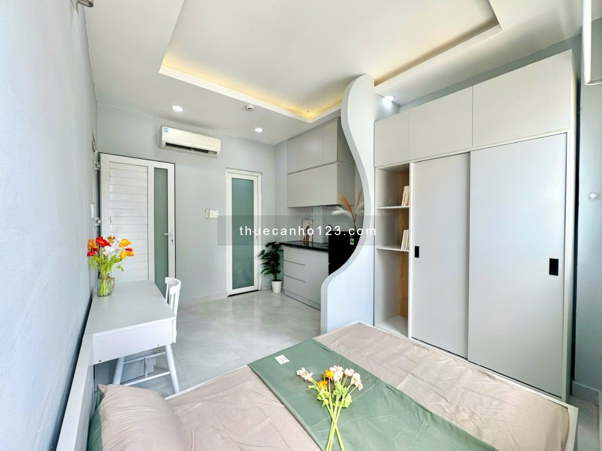 Cho thuê căn hộ studio ban công thang máy full nt Nguyễn Văn Cừ gần Võ Văn Kiệt Trần Hưng Đạo quận 1 - Ảnh 8