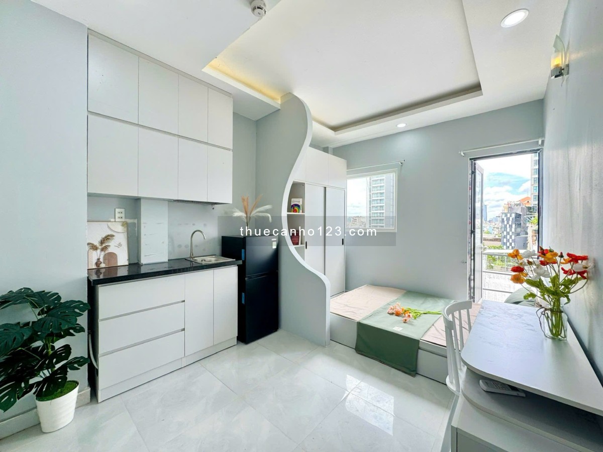 Cho thuê căn hộ studio ban công thang máy full nt Nguyễn Văn Cừ gần Võ Văn Kiệt Trần Hưng Đạo quận 1 - Ảnh 7