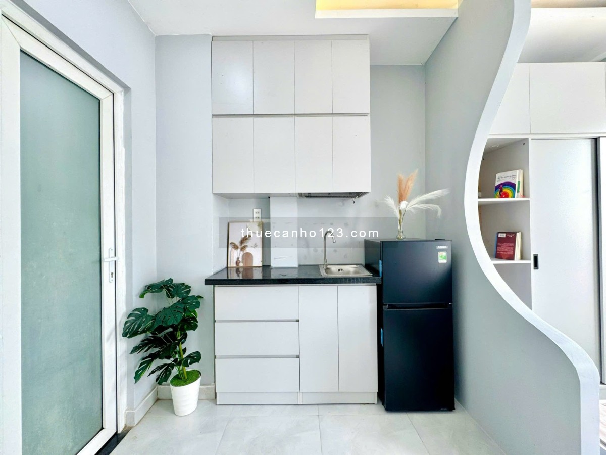 Cho thuê căn hộ studio ban công thang máy full nt Nguyễn Văn Cừ gần Võ Văn Kiệt Trần Hưng Đạo quận 1 - Ảnh 4