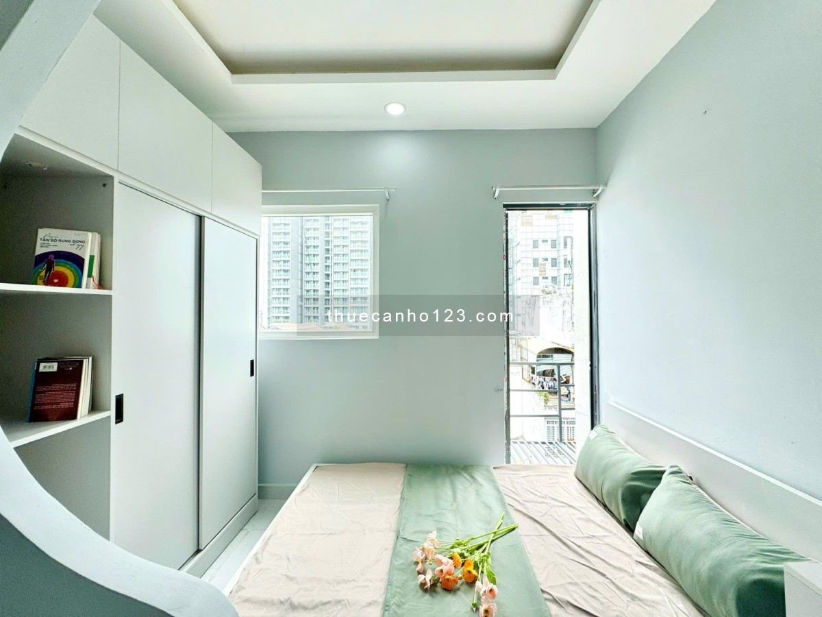Cho thuê căn hộ studio ban công thang máy full nt Nguyễn Văn Cừ gần Võ Văn Kiệt Trần Hưng Đạo quận 1 - Ảnh 2