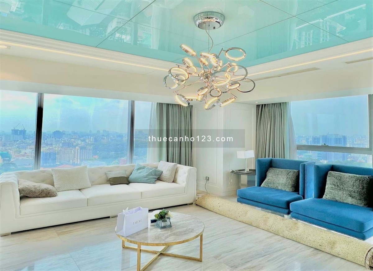 Cho thuê căn hộ 2Pn nội thất cao cấp ngay tòa Vincom Center, Quận 1 view góc cực đỉnh - Ảnh 1