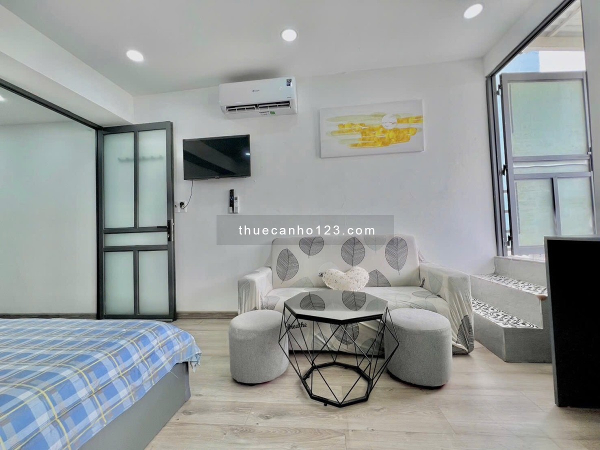 Cho thuê căn hộ 1PN Ban công, Máy giặt riêng Q4 gần ĐH Luật, ĐH Nguyễn Tất Thành, cầu Khánh Hội - Ảnh 3