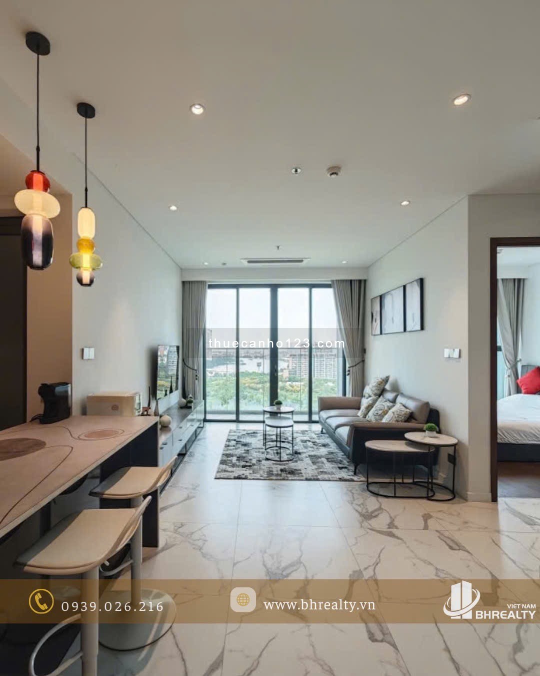 THE CREST: CHO THUÊ 2PN - FULL NT - THIẾT KẾ VIEW LANDMARK81 - Ảnh 2