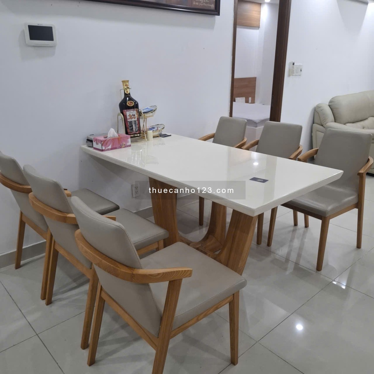Cho thuê căn hộ Sky Center Phổ Quang 3PN-3WC-130m2 giá 18tr/th, ở ngay. LH 0932 192 028-Ms.Mai - Ảnh 5