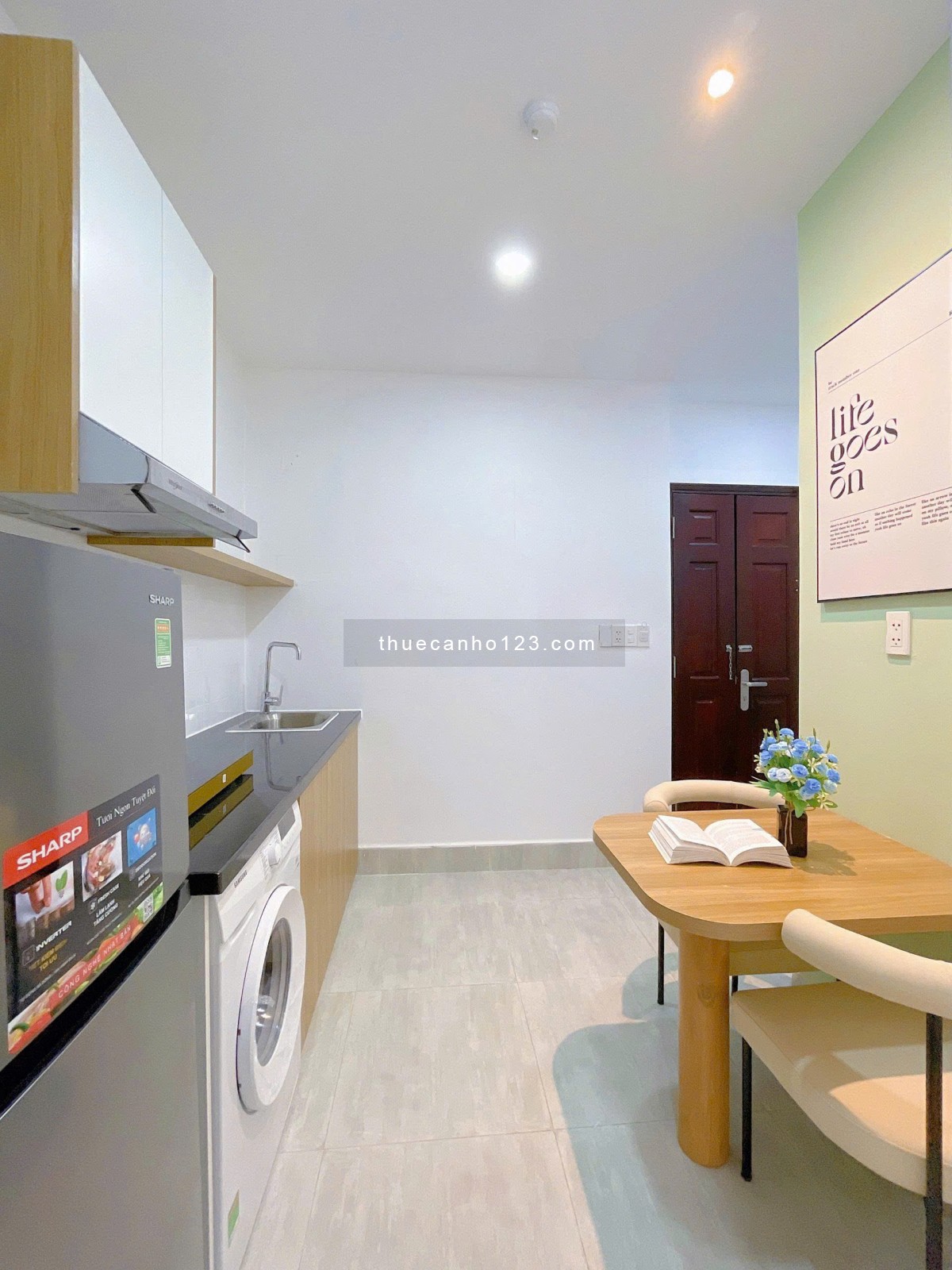 CHO THUÊ CĂN HỘ BAN CÔNG RIÊNG, MÁY GIẶT RIÊNG CẠNH NGÃ TƯ HÀNG XANH ĐƯỜNG ĐIỆN BIÊN PHỦ, QUẬN BÌNH - Ảnh 10