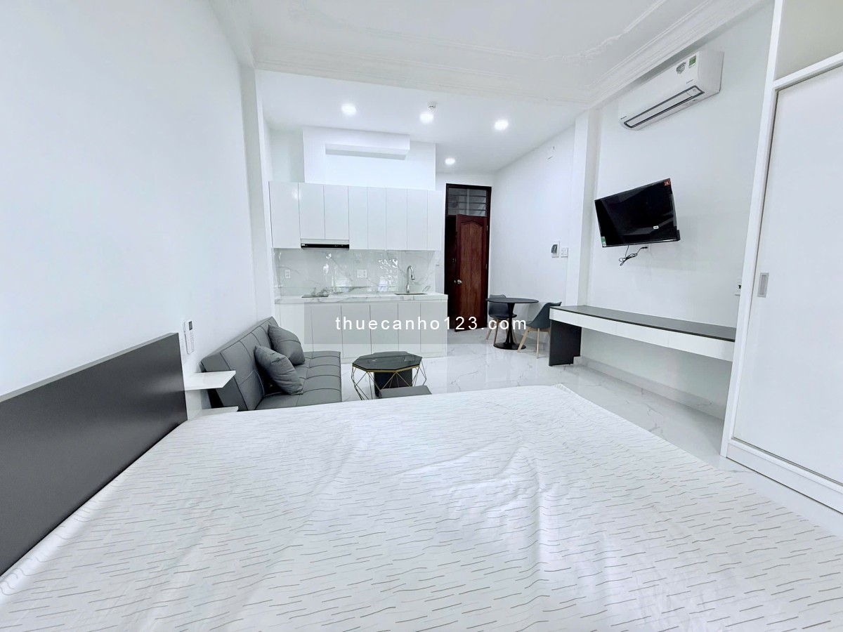 CHO THUÊ NÈ!! STUDIO BAN CÔNG MÁY GIẶT RIÊNG FULL NỘI THẤT SIÊU XỊN Q4 - SÁT Q1 - Ảnh 12