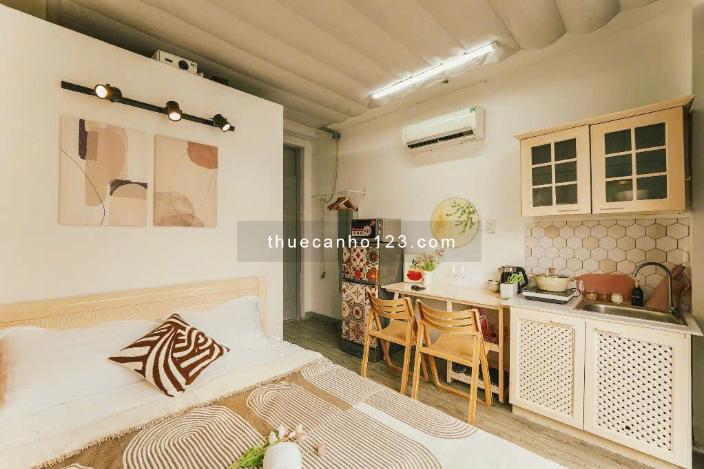 Căn hộ studio ban công rộng rải vibe Vintage siêu xinh tại đường Lê Văn Sỹ,Quận Phú Nhuận 0948881039 - Ảnh 11