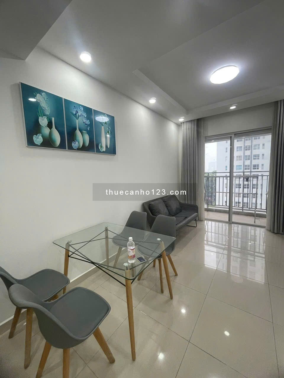 Chung cư Carillon 5, Luỹ Bán Bích, TP: 11tr/th, 75m2, NT mới, 2PN - Ảnh 9