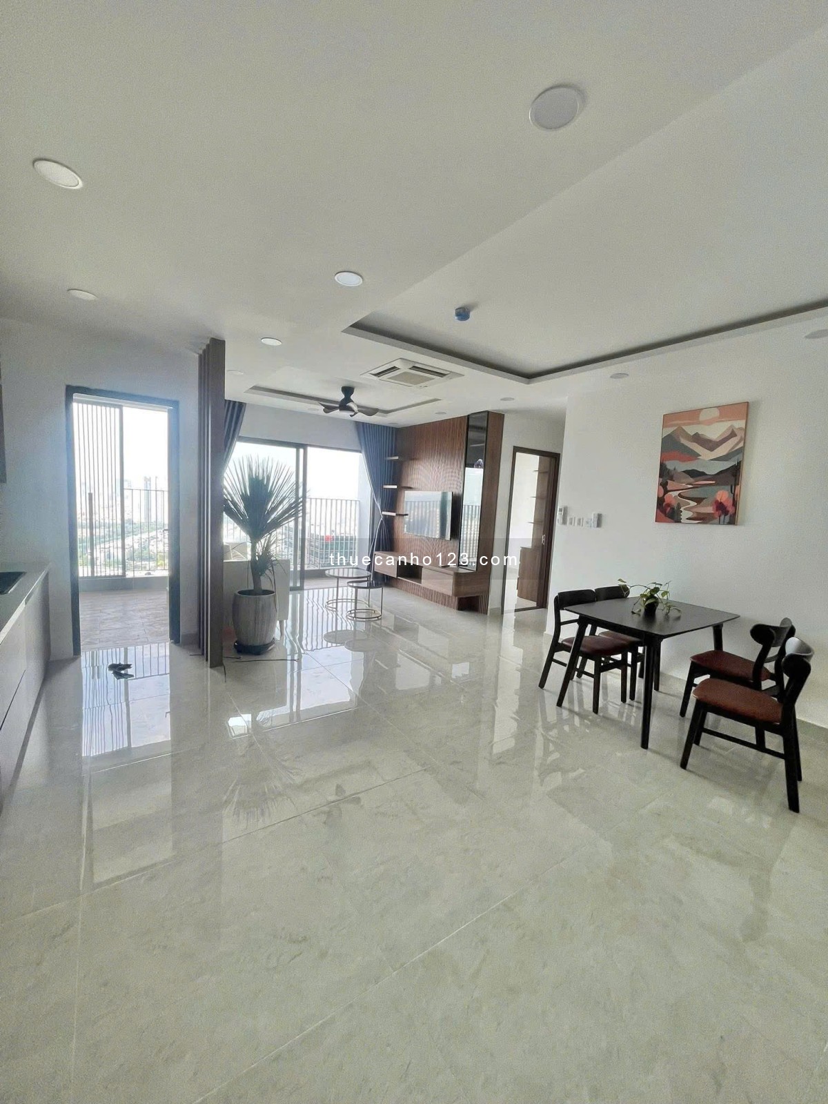 Chung cư Ruby Garden, 87m2, 2PN, 2WC, Bancong , NT, giá 10tr5/th. - Ảnh 6