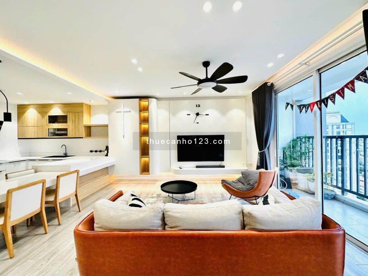 Cho thuê căn hộ GOLDEN MANSION 1PN/2WC – 70m2 – Giá 17tr - View công viên - Ảnh 2