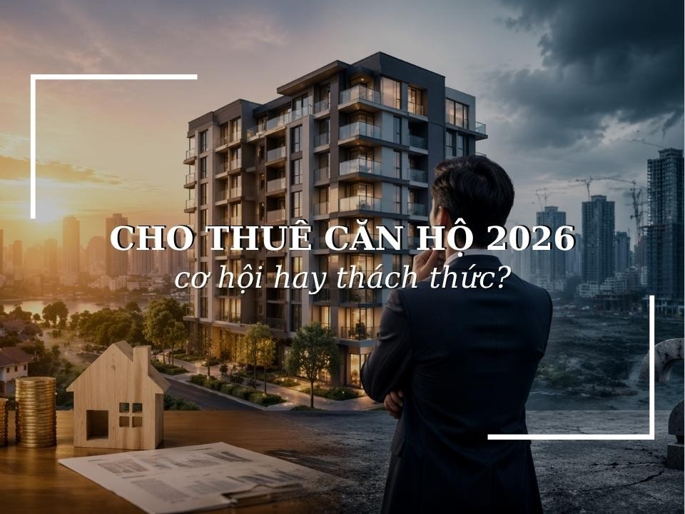 Cho thuê căn hộ năm 2026: Cơ hội hay thách thức cho nhà đầu tư?