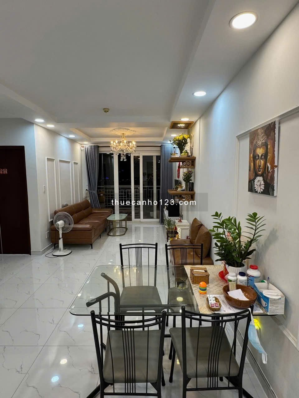Chung cư Nguyễn Ngọc Phương, BT: 14triệu, 3p ngủ, full nội thất, nhà mới - Ảnh 1