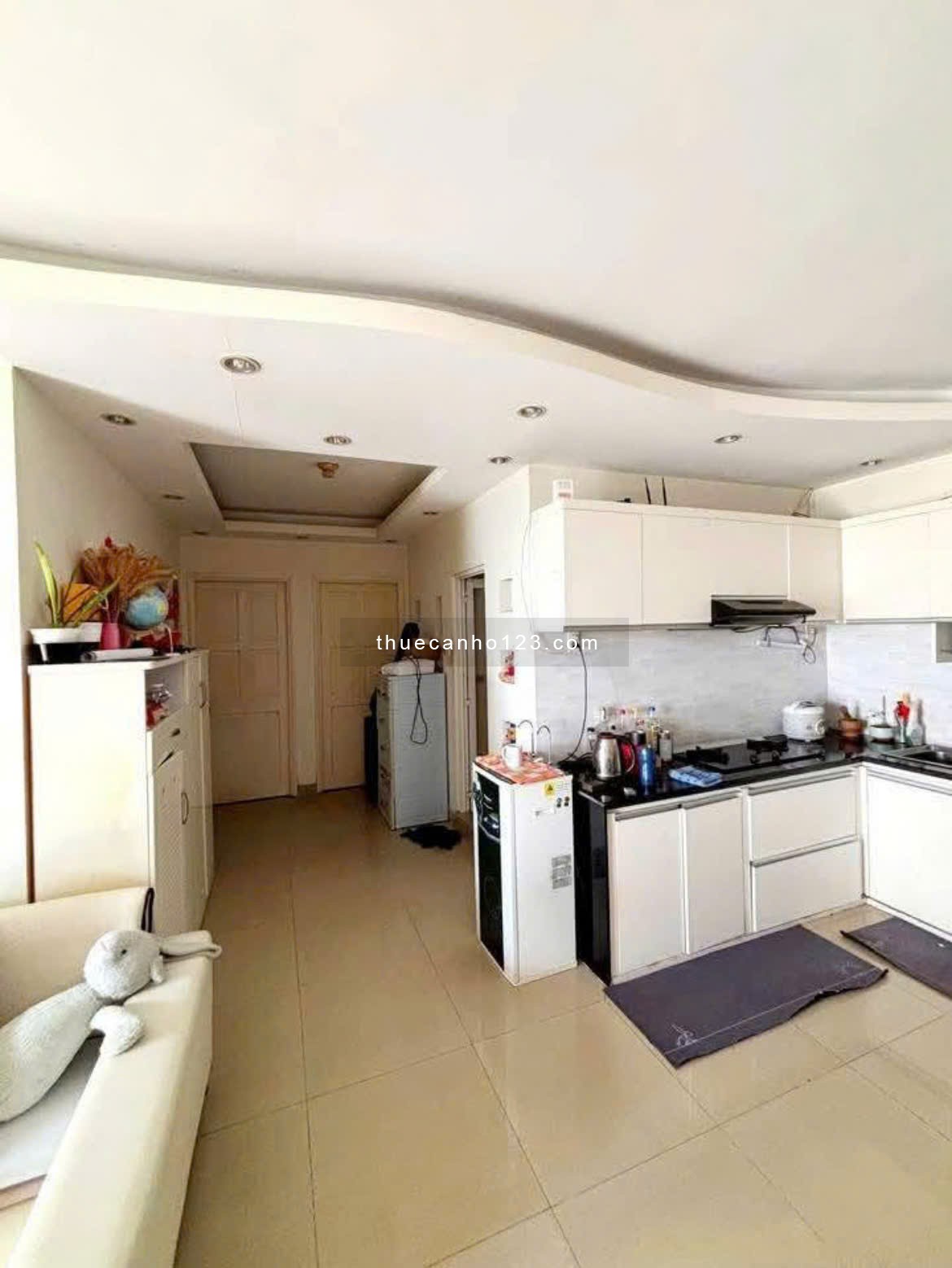 Cho thuê căn 85m2, có 3p ngủ, 2wc, nội thất - C/c Miếu Nổi giá 13tr5/th - Ảnh 5