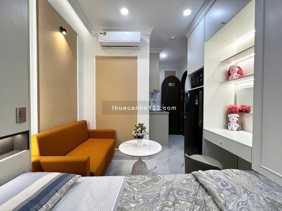 CHO THUÊ CĂN HỘ DỊCH VỤ HIỆN ĐẠI - CỬA SỔ TRỜI - FULL NỘI THẤT - THANG MÁY - GẦN QUẬN 1, QUẬN 3 - Ảnh 5