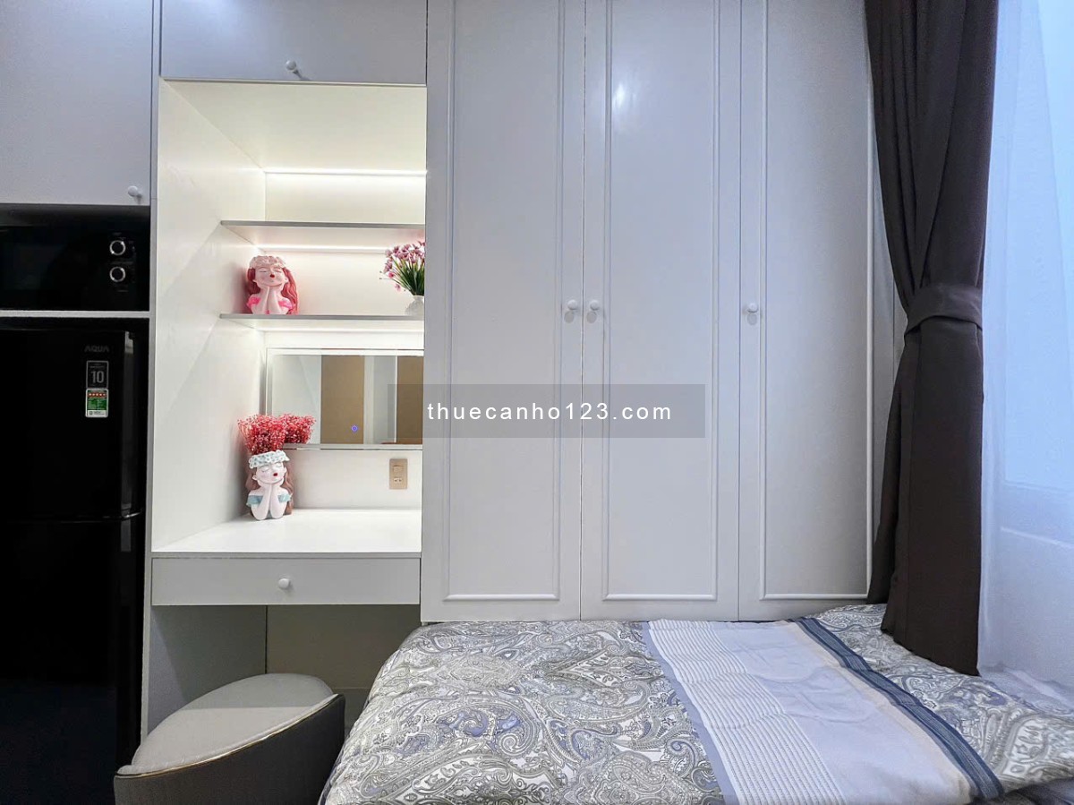CHO THUÊ CĂN HỘ DỊCH VỤ HIỆN ĐẠI - CỬA SỔ TRỜI - FULL NỘI THẤT - THANG MÁY - GẦN QUẬN 1, QUẬN 3 - Ảnh 6