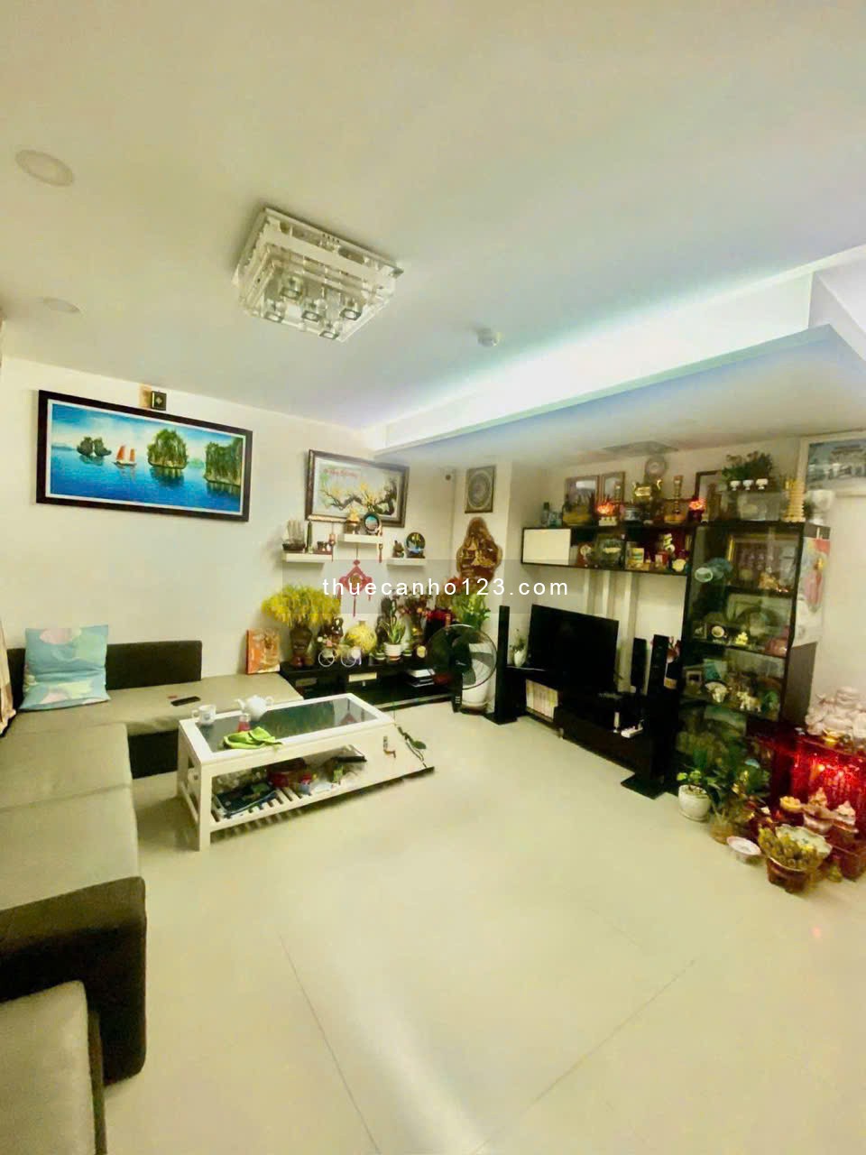 Chung cư Miếu Nổi, Vũ Huy Tấn, BT: 3PN, full NT, 95m2, nhà sạch, 14tr/th - Ảnh 5