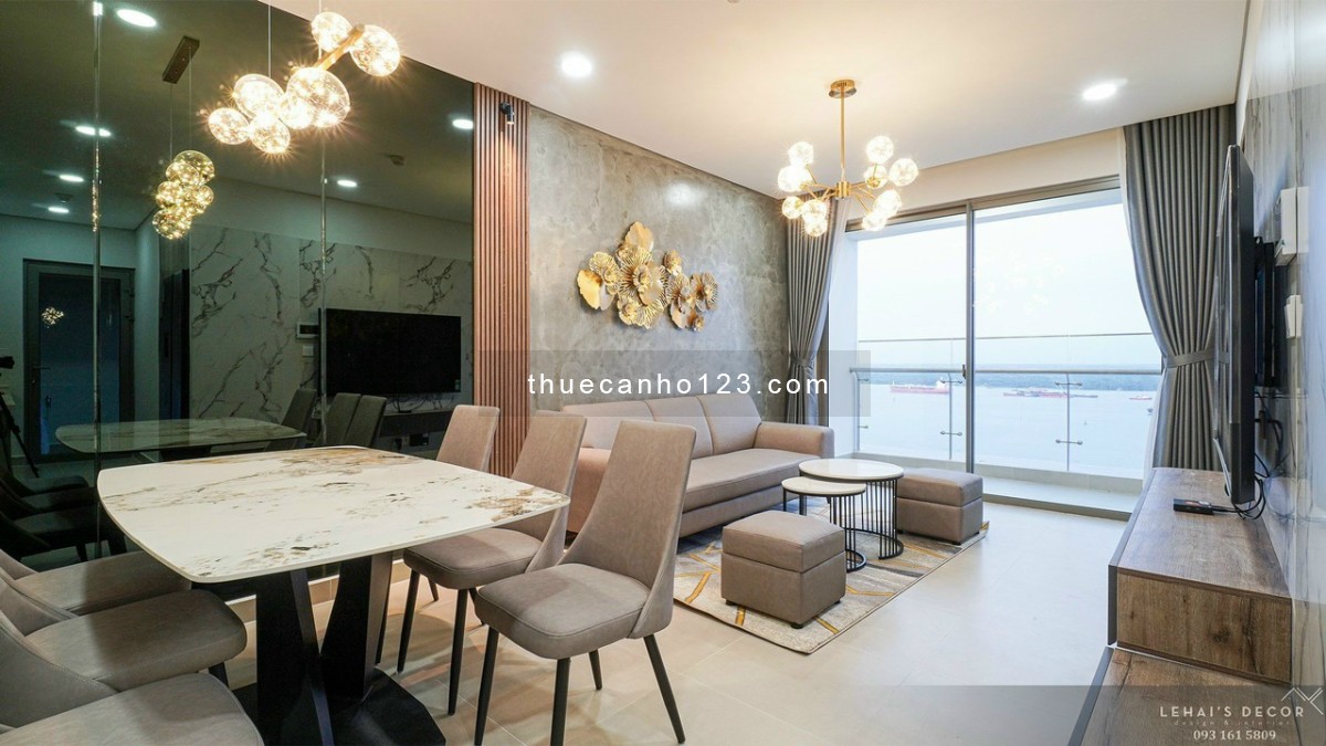 Thuê CH Thảo Điền Hoàng Anh River View Q2 (138m, 3p giá 24 tr/th)View sông siêu thoáng, ban công lớn - Ảnh 2