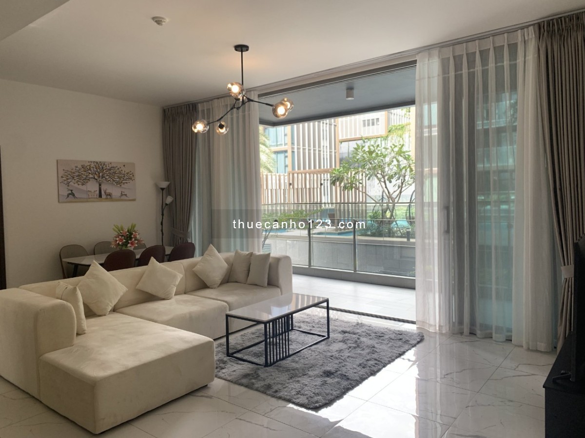 Thuê CH Thảo Điền Hoàng Anh River View Q2 (138m, 3p giá 24 tr/th)View sông siêu thoáng, ban công lớn - Ảnh 1