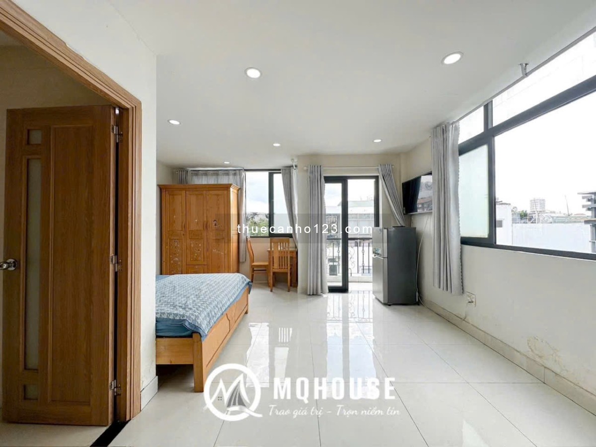 Căn Hộ 35m² Ban Công Full Nội Thất – Bờ Kè Trường Sa, Quận 3 – Gần Trung Tâm Quận 1 Chợ Tân Định - Ảnh 1