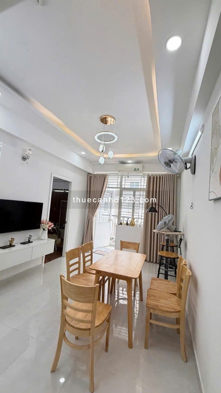 Chung cư Ung Văn Khiêm, P25, BT: 1p ngủ rộng, có NT, 62m2, 8tr/th - Ảnh 3